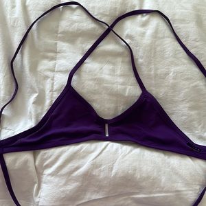 Jolyn purple bikini top